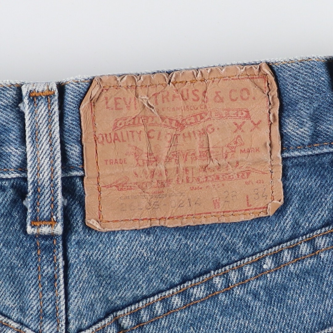 Levi's(リーバイス)の古着 ~80年代 リーバイス Levi's 505-0214 テーパードデニムパンツ USA製 レディースS(w24) ヴィンテージ /eaa427400 レディースのパンツ(デニム/ジーンズ)の商品写真