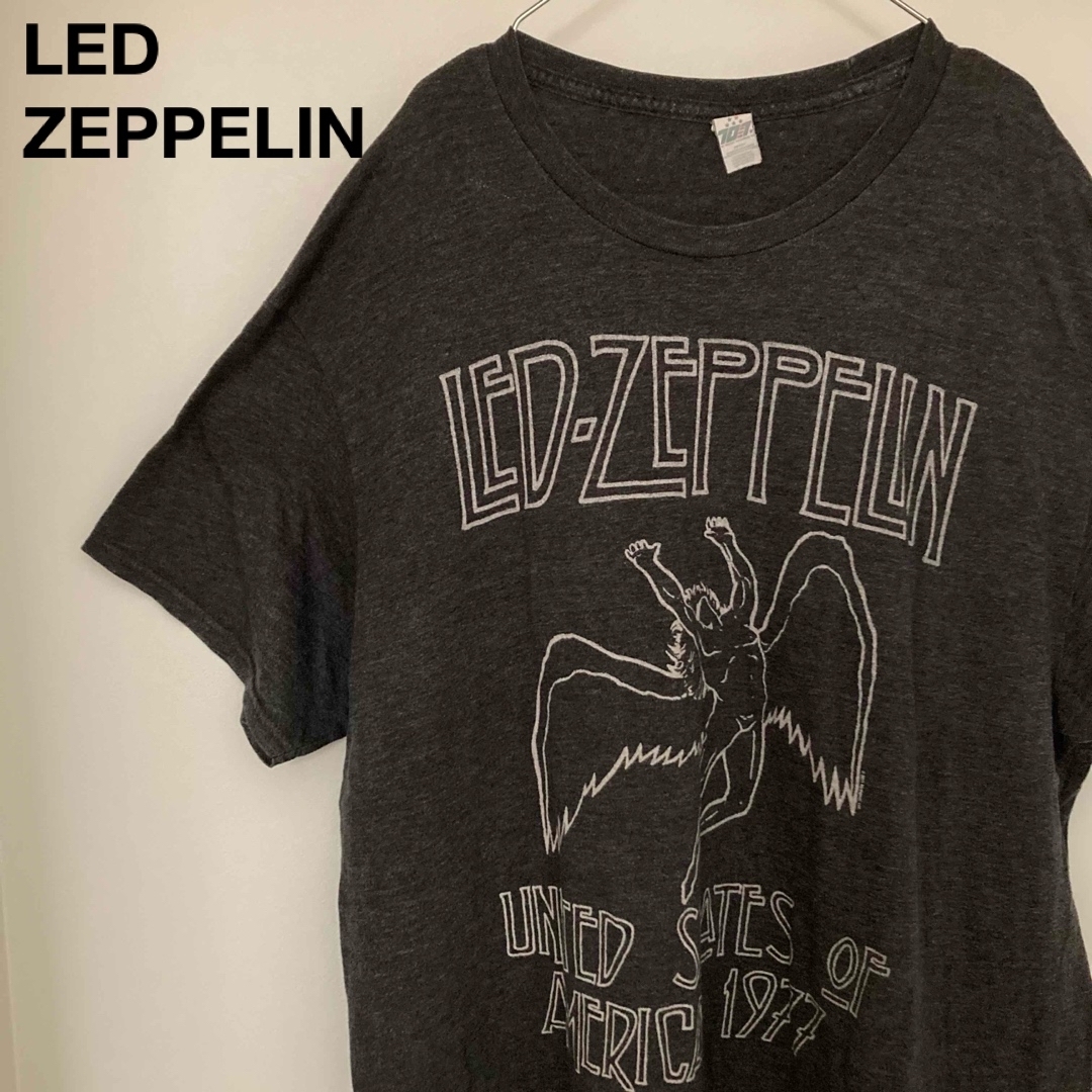 ZEPPELIN(ツェッペリン)のUSA 707 レッドツェッペリン バンドTシャツ メンズのトップス(Tシャツ/カットソー(半袖/袖なし))の商品写真