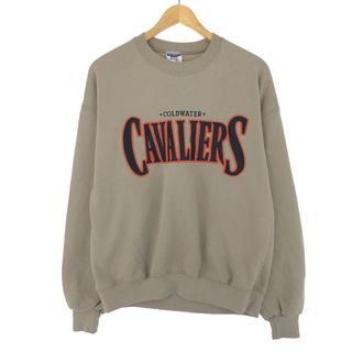 ジャージーズ(JERZEES)の古着 90年代 ジャージーズ Jerzees NBA CAVALIERS クリーブランド・キャバリアーズ プリントスウェットシャツ トレーナー USA製 メンズXL ヴィンテージ /eaa433500(スウェット)