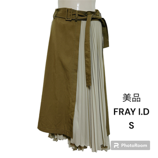 フレイアイディー(FRAY I.D)のFRAY I.D フレイアイディー アシンメトリー スカート 0  S サイズ(ひざ丈スカート)