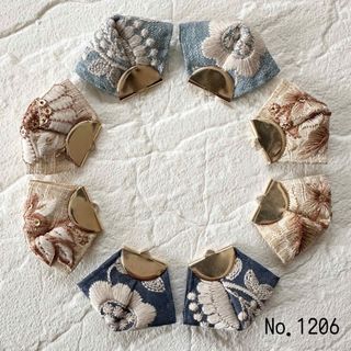 ●在庫整理特価●  インド刺繍リボン タッセルパーツ❀  No.1206(各種パーツ)