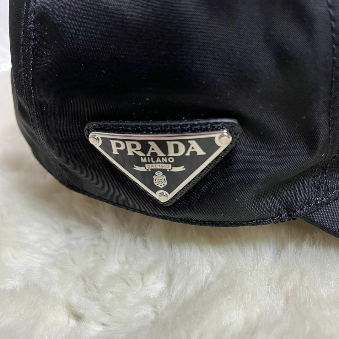 PRADA(プラダ)の匿名配送★PRADA(プラダ) ロゴ ナイロン製 ベースボール キャップ レディースの帽子(キャップ)の商品写真