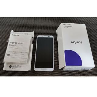 アクオス(AQUOS)のAQUOS sense3 64GB SIMフリー SH-M12 シルバーホワイト(スマートフォン本体)