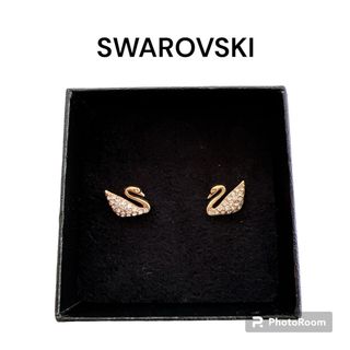 SWAROVSKI - SWAROVSKI スワロフスキー スワン ピアス 正規品