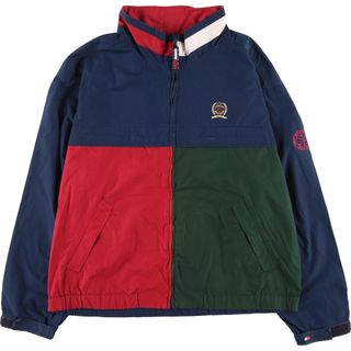 古着 00年代 トミーヒルフィガー TOMMY HILFIGER GOLF クレイジーパターン ウインドブレーカー メンズL ヴィンテージ /eaa425892