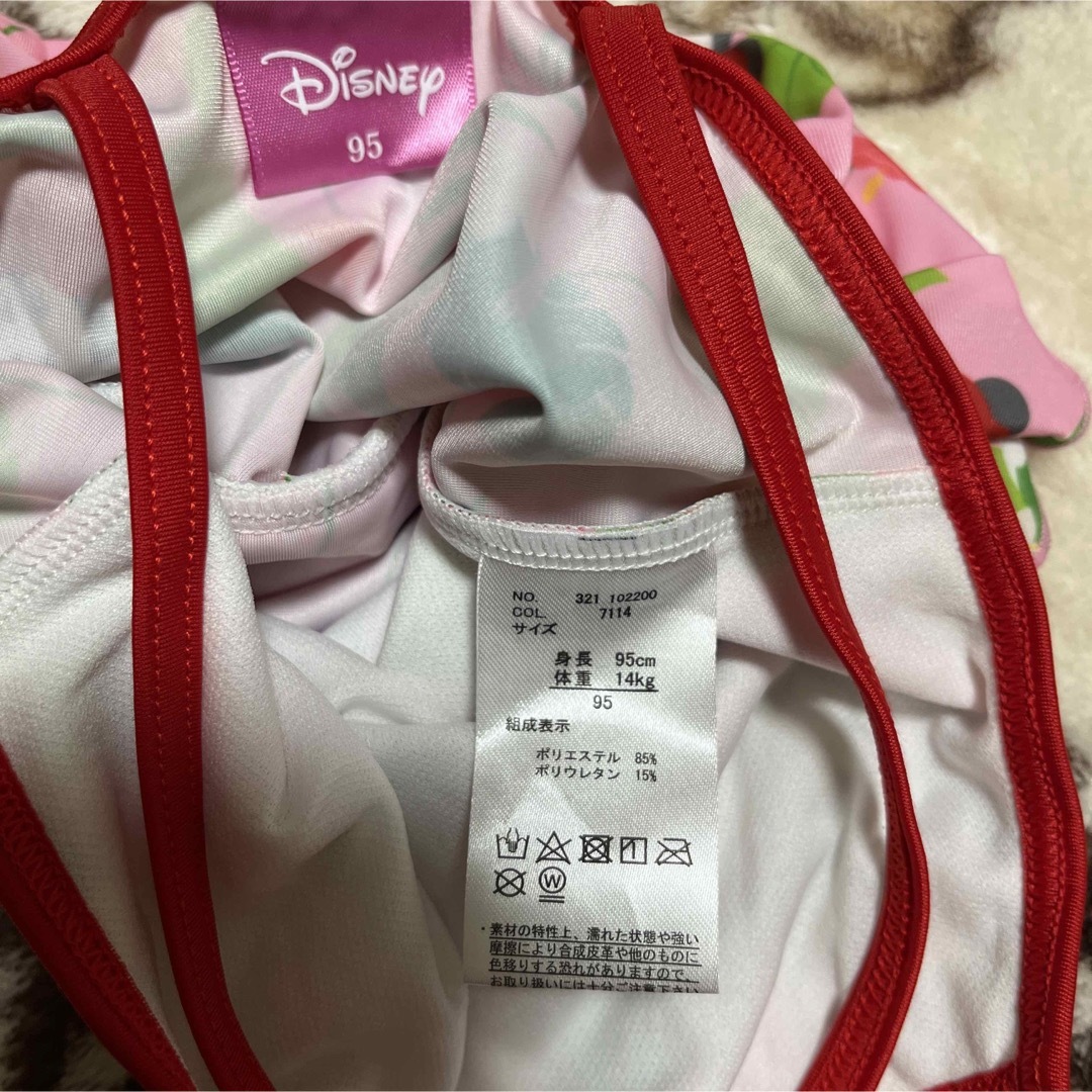 Disney(ディズニー)の水着　２点セット　ミニーちゃん キッズ/ベビー/マタニティのキッズ服女の子用(90cm~)(水着)の商品写真