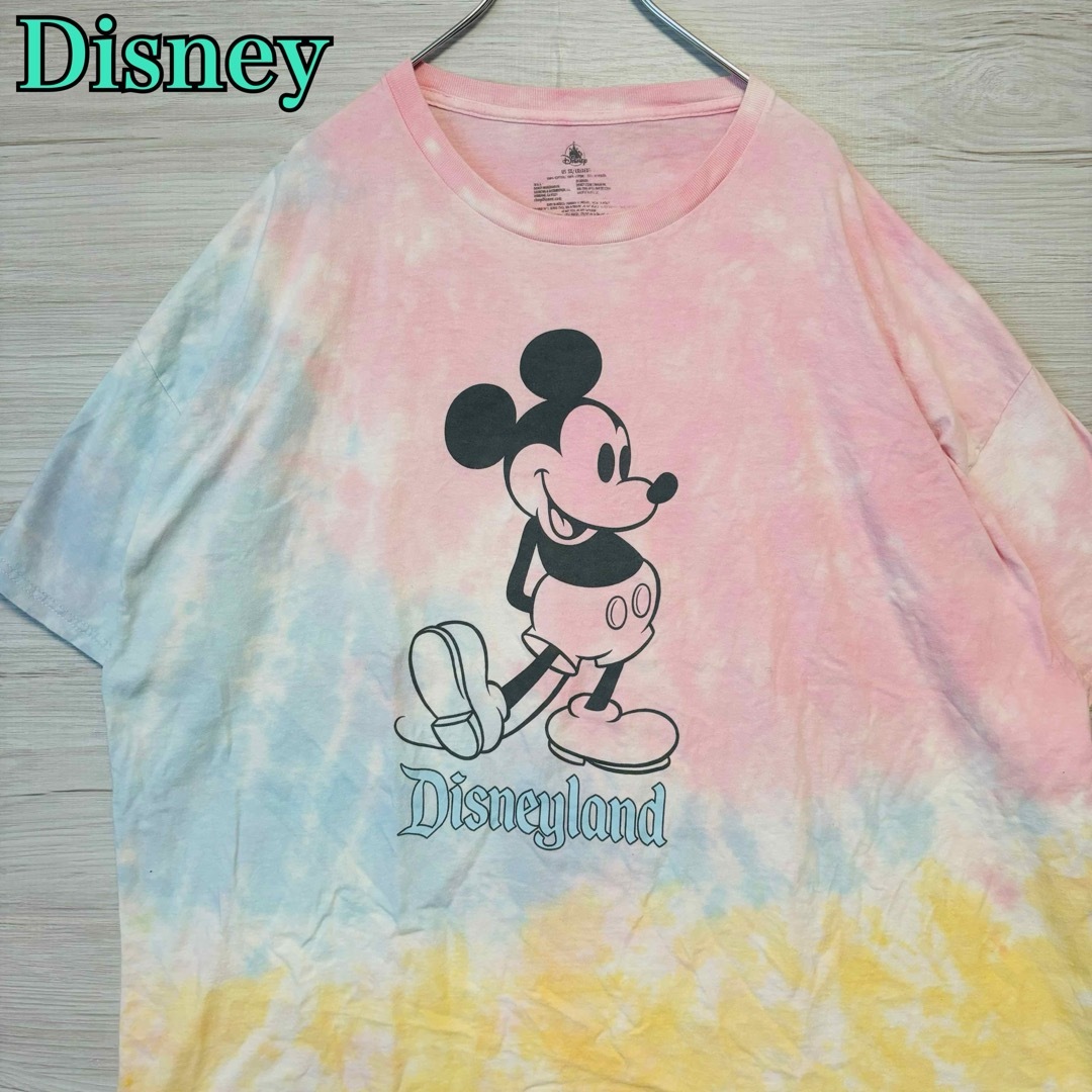 Disney(ディズニー)の【入手困難】ディズニー　Tシャツ　3XLサイズ　ミッキー　キャラクター　おしゃれ メンズのトップス(Tシャツ/カットソー(半袖/袖なし))の商品写真