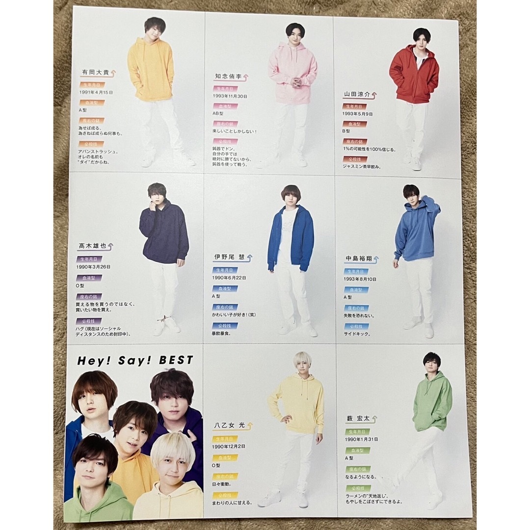 duet 2021.3月号 Hey!Say!JUMP DJカード エンタメ/ホビーのタレントグッズ(アイドルグッズ)の商品写真