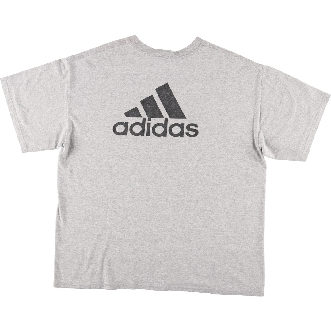 adidas(アディダス)の古着 アディダス adidas 両面プリント カレッジTシャツ メンズL /eaa431873 メンズのトップス(Tシャツ/カットソー(半袖/袖なし))の商品写真