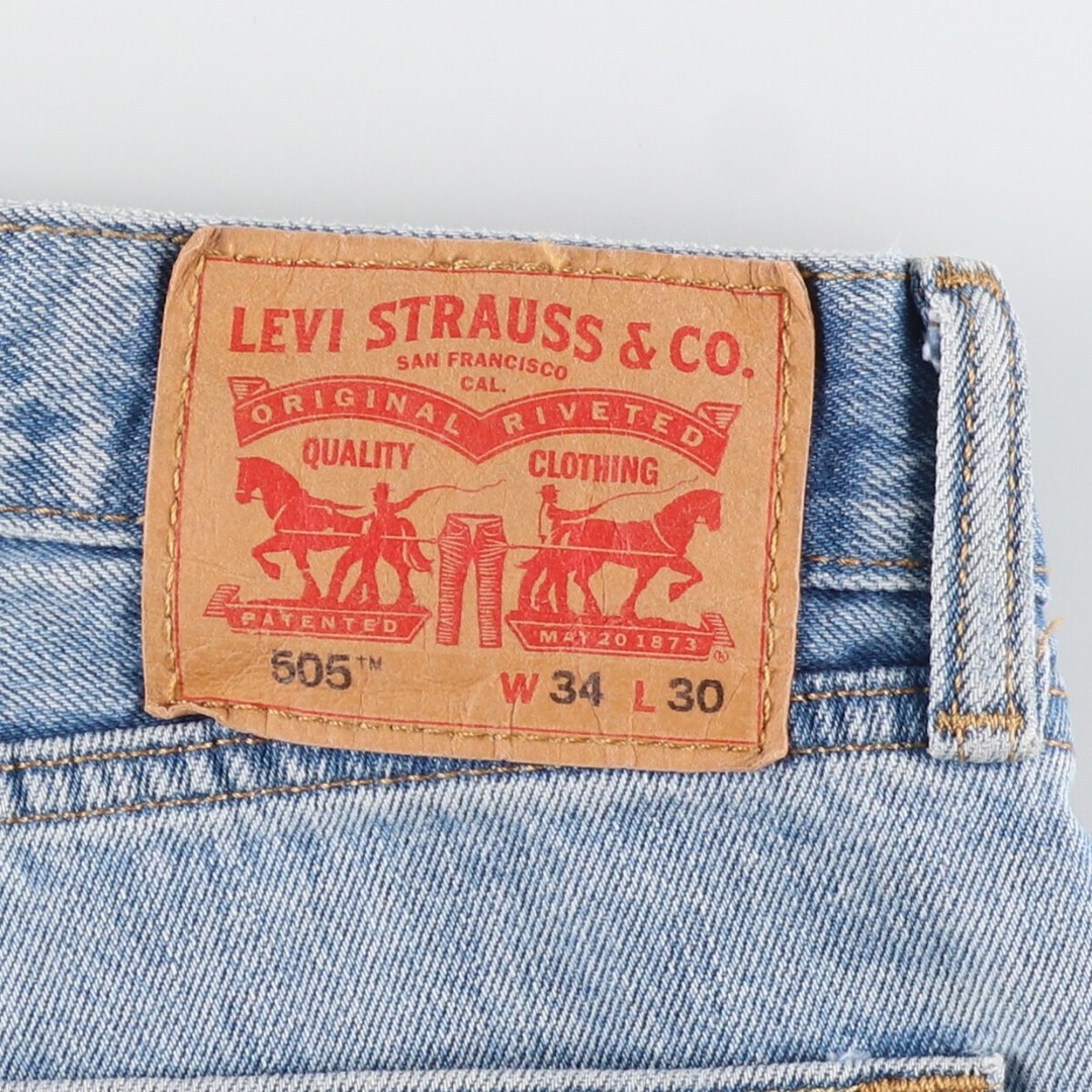 Levi's(リーバイス)の古着 リーバイス Levi's 505 テーパードデニムパンツ メンズw34 /eaa427405 メンズのパンツ(デニム/ジーンズ)の商品写真