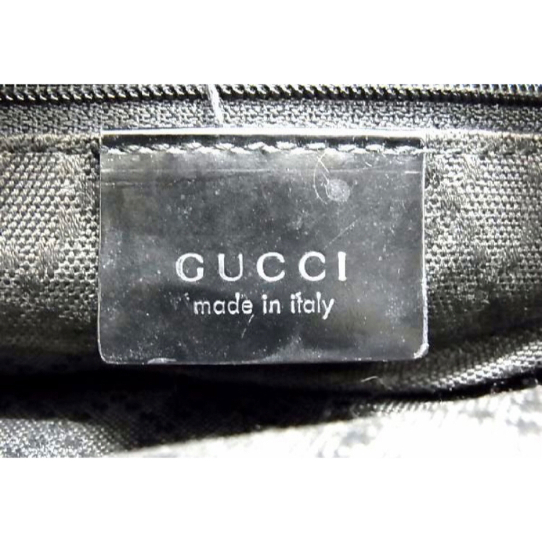 Gucci(グッチ)のGUCCI グッチ ブラック系 バンブー ショルダーバッグ ハンドバッグ 肩掛け レディースのバッグ(ハンドバッグ)の商品写真