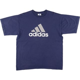 アディダス(adidas)の古着 90年代~ アディダス adidas ロゴプリントTシャツ メンズL ヴィンテージ /eaa431877(Tシャツ/カットソー(半袖/袖なし))