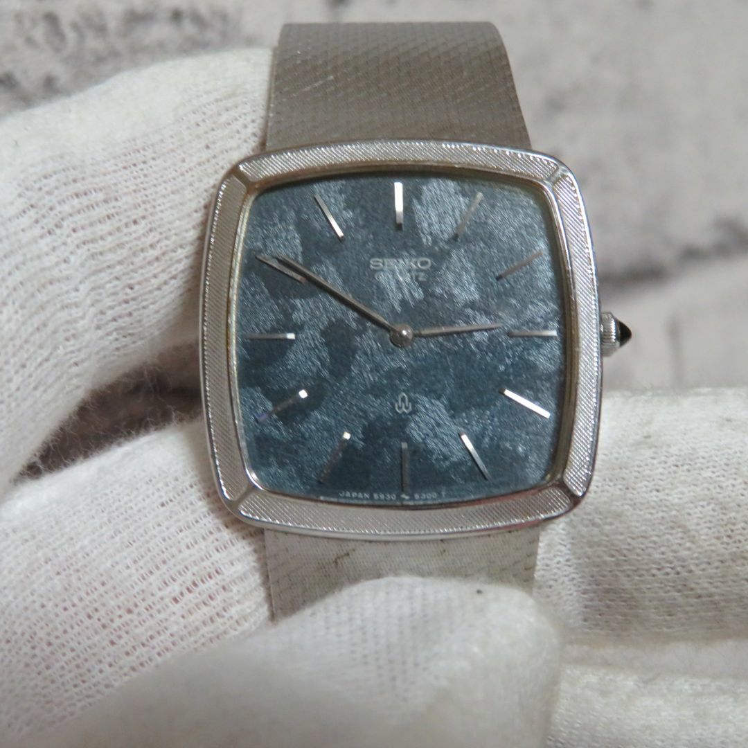 SEIKO(セイコー)のSEIKO DOLCE ドルチェ 腕時計 素敵なブルー文字盤 メンズの時計(腕時計(アナログ))の商品写真