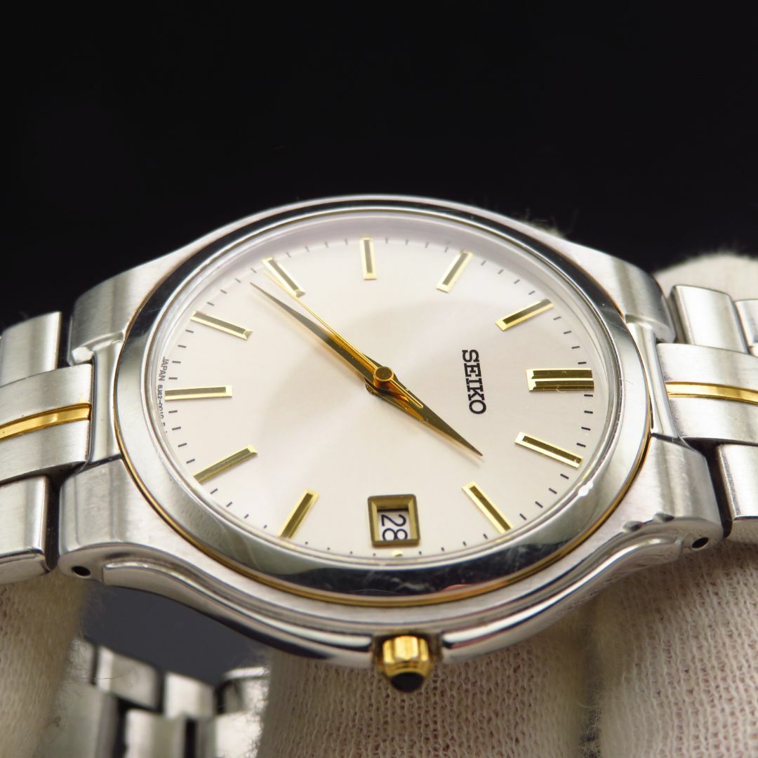 SEIKO(セイコー)のSEIKO 腕時計 デイト ラウンドフェイス コンビカラー  メンズの時計(腕時計(アナログ))の商品写真