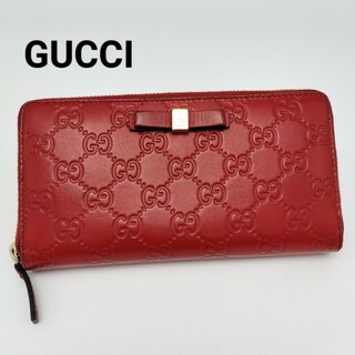 グッチ(Gucci)の極美品✨グッチ　ラウンドファスナー　長財布(財布)