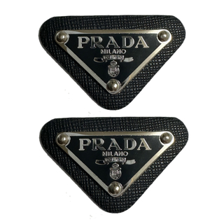 PRADA - 【2個】PRADA プラダ　メタル　プレート　ワッペン　ロゴパーツ