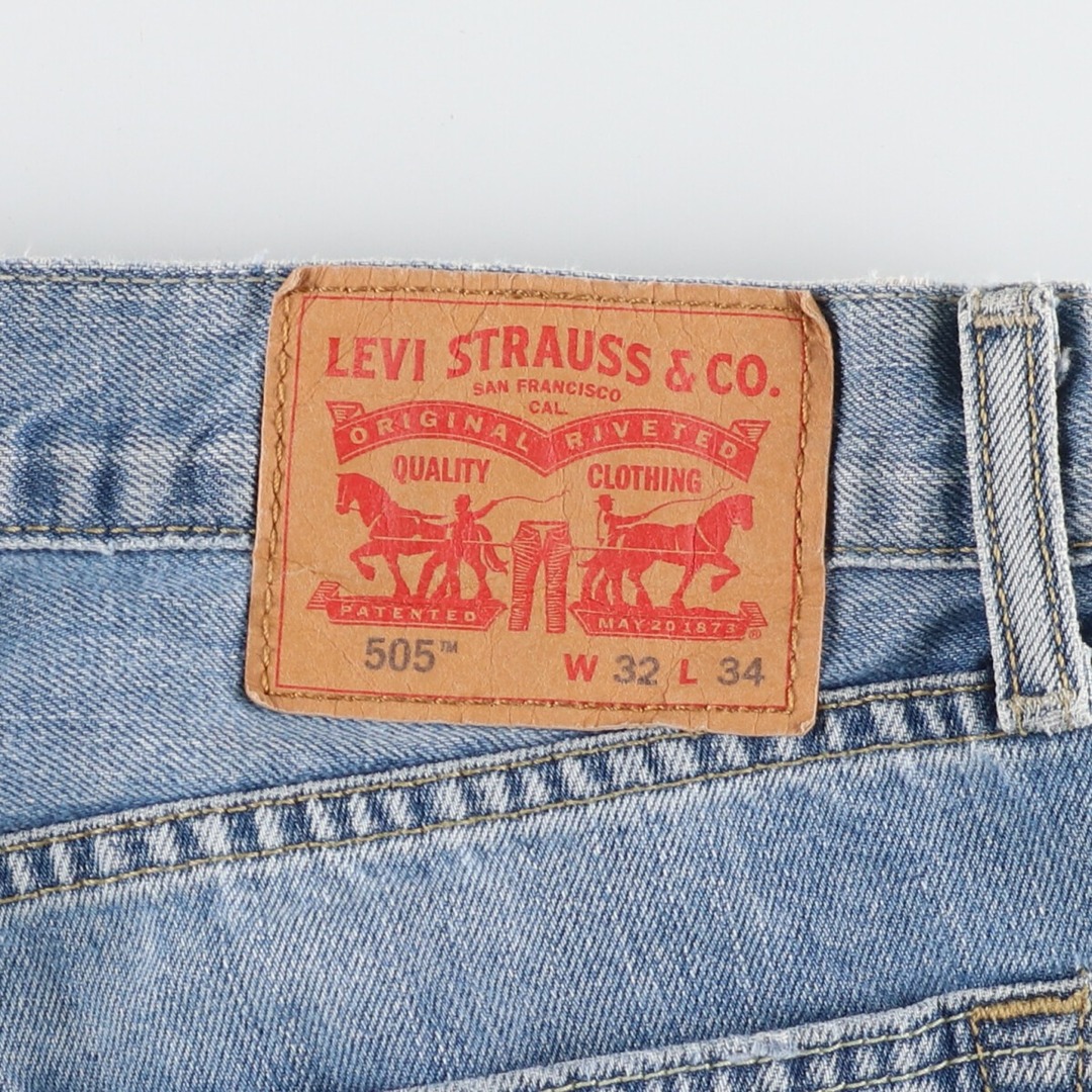 Levi's(リーバイス)の古着 リーバイス Levi's 505 テーパードデニムパンツ メンズw34 /eaa426524 メンズのパンツ(デニム/ジーンズ)の商品写真