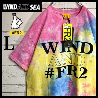 ウィンダンシー(WIND AND SEA)の【新品タグ付き】ウィンダンシー×FR2☆タイダイ Tシャツ L 超人気コラボ(Tシャツ/カットソー(半袖/袖なし))