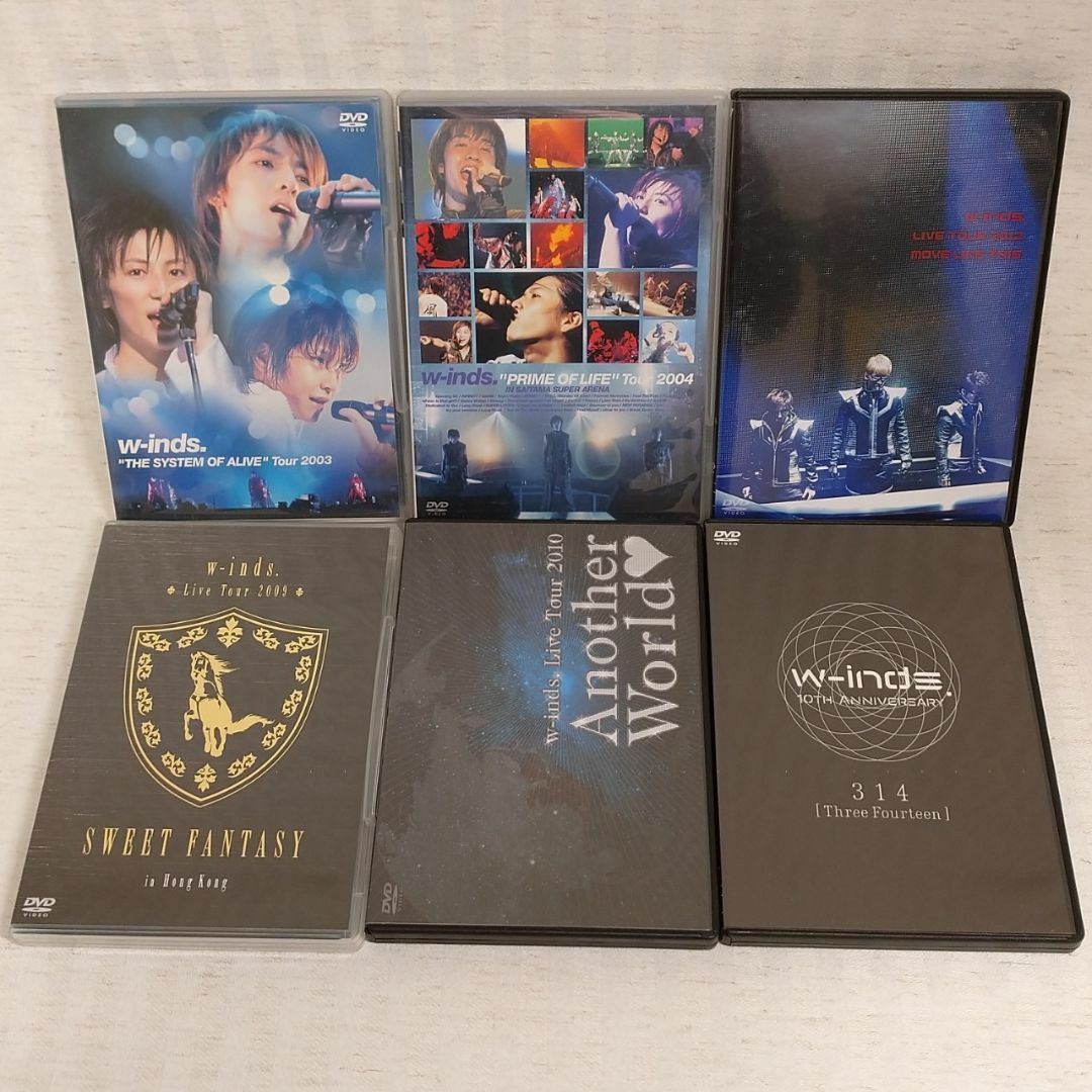 【DVD/CD】 w-inds.  12本セット　Live Tour WORKS エンタメ/ホビーのDVD/ブルーレイ(ミュージック)の商品写真