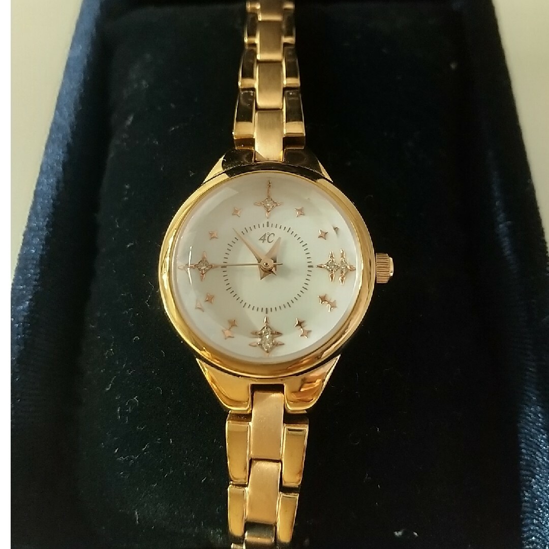 4℃(ヨンドシー)の4℃ ピンクゴールド 時計 レディースのファッション小物(腕時計)の商品写真