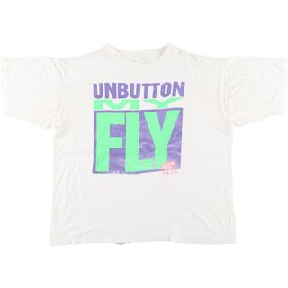 リーバイス(Levi's)の古着 90年代 リーバイス Levi's UNBUTTON MY FLY 半袖 ロゴTシャツ メンズXL ヴィンテージ /eaa428185(Tシャツ/カットソー(半袖/袖なし))