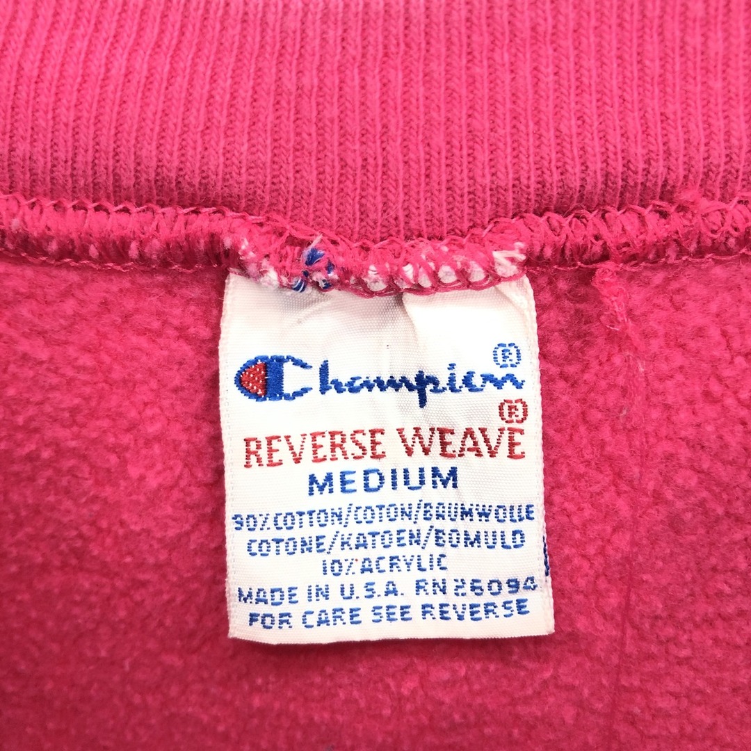 Champion(チャンピオン)の古着 チャンピオン Champion REVERSE WEAVE リバースウィーブ 刺繍タグ カレッジスウェットシャツ トレーナー USA製 メンズM ヴィンテージ /eaa428491 メンズのトップス(スウェット)の商品写真