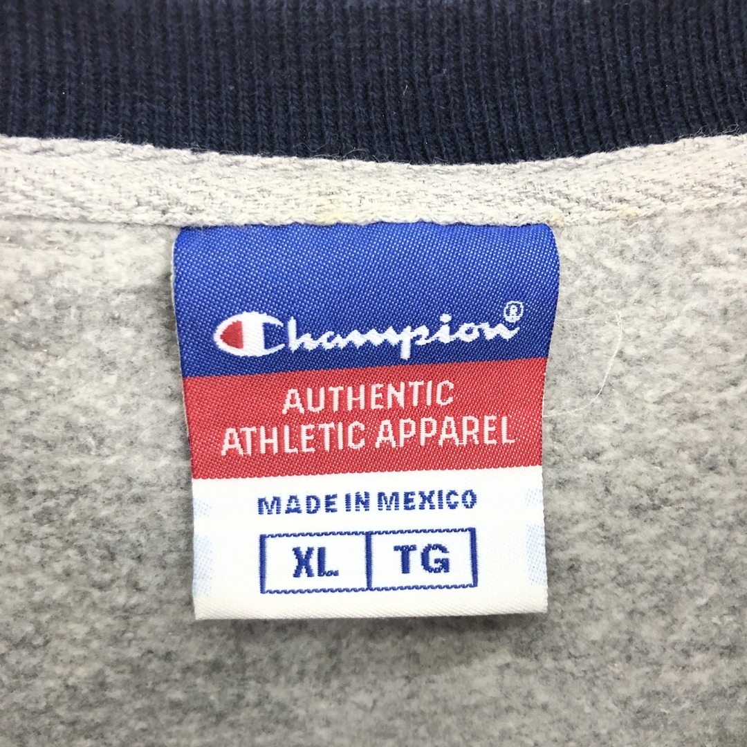 Champion(チャンピオン)の古着 チャンピオン Champion AUTHENTIC ATHLETIC APPAREL スウェットシャツ トレーナー メンズXL クルーネック(丸首) /eaa428494 メンズのトップス(スウェット)の商品写真