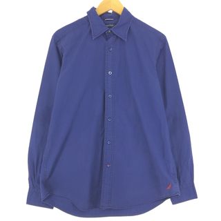 ノーティカ(NAUTICA)の古着 ノーティカ NAUTICA バックプリント 長袖 コットンシャツ メンズM /eaa428835(シャツ)