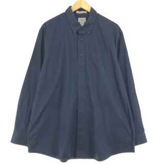 エルエルビーン(L.L.Bean)の古着 90~00年代 エルエルビーン L.L.Bean WRINKLE RESISTANT 長袖 ボタンダウンシャツ メンズXL ヴィンテージ /eaa428837(シャツ)