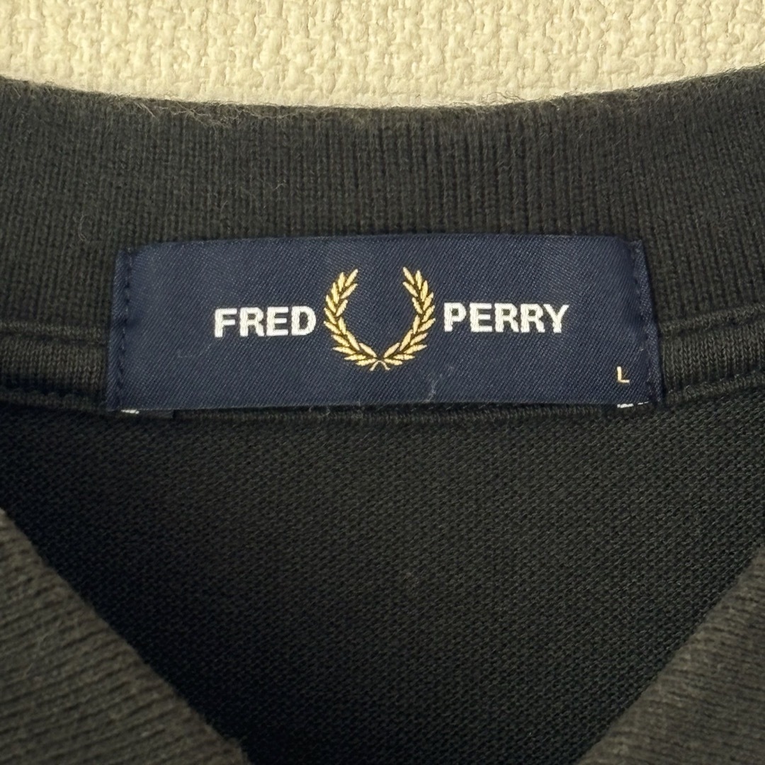 FRED PERRY(フレッドペリー)のフレッドペリー　ポロシャツ　M36 ダークグリーン　ブルー　　L古着 メンズのトップス(ポロシャツ)の商品写真