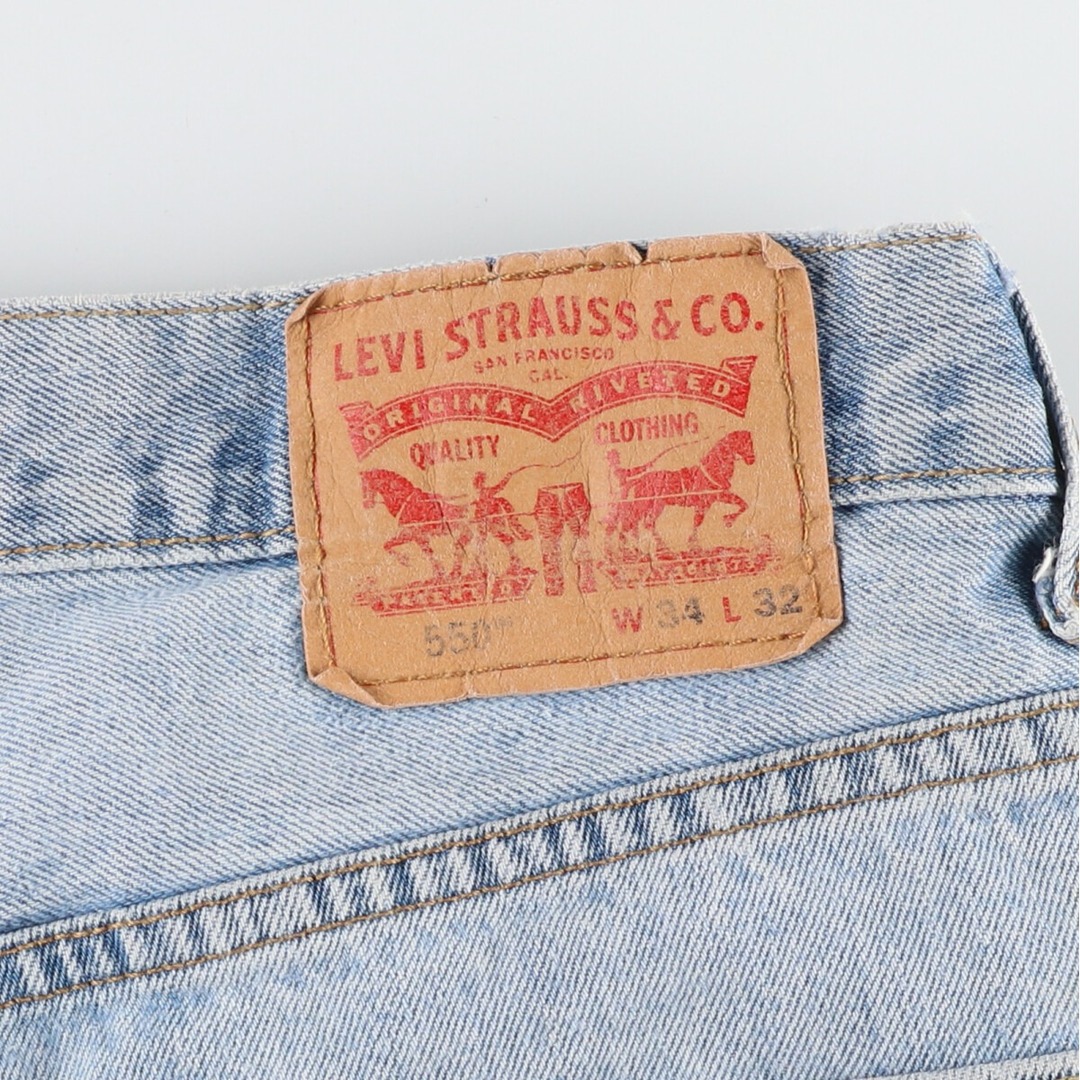 Levi's(リーバイス)の古着 リーバイス Levi's 550 テーパードデニムパンツ メンズw34 /eaa426565 メンズのパンツ(デニム/ジーンズ)の商品写真