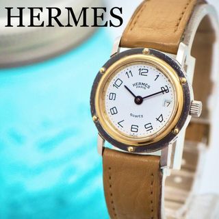 エルメス(Hermes)の597 HERMES エルメス時計　レディース腕時計　クリッパー　デイト　人気(腕時計)