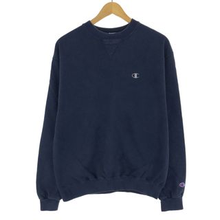 チャンピオン(Champion)の古着 00年代 チャンピオン Champion AUTHENTIC ATHLETIC APPAREL ワンポイントロゴスウェットシャツ トレーナー USA製 メンズM /eaa428496(スウェット)