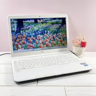 エヌイーシー(NEC)のWindows11✨大容量✨オフィス/カメラ付✨設定済み✨✨NECノートパソコン(ノートPC)