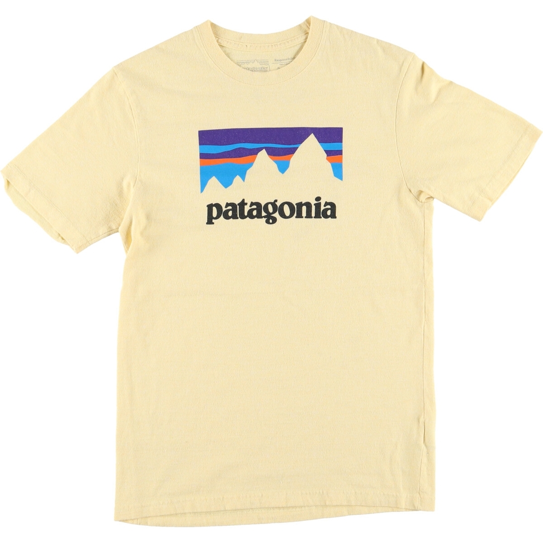 patagonia(パタゴニア)の古着 パタゴニア Patagonia REGULAR FIT 半袖 ロゴTシャツ メンズXS /eaa433611 メンズのトップス(Tシャツ/カットソー(半袖/袖なし))の商品写真