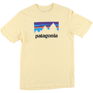 パタゴニア(patagonia)の古着 パタゴニア Patagonia REGULAR FIT 半袖 ロゴTシャツ メンズXS /eaa433611(Tシャツ/カットソー(半袖/袖なし))