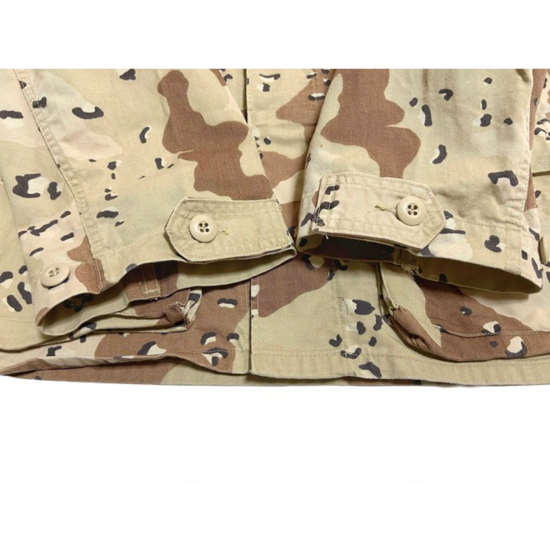 MILITARY(ミリタリー)のレア 90s USARMY 6C カモフラ チョコチップ 迷彩 BDUジャケット メンズのジャケット/アウター(ミリタリージャケット)の商品写真