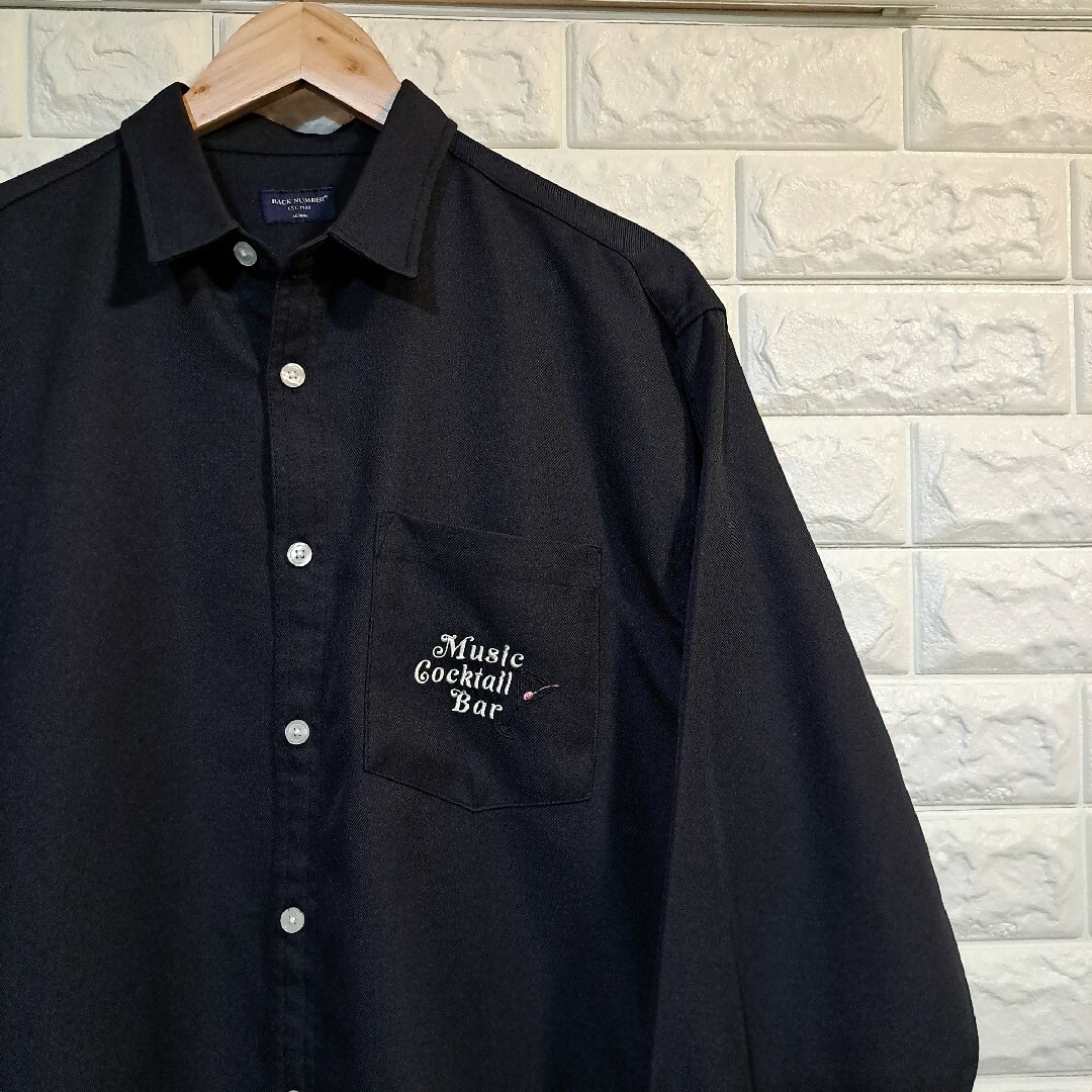 BACK NUMBER(バックナンバー)の[BACK NUMBER] カクテルバー ワイシャツ [刺繍] L-91412 メンズのトップス(シャツ)の商品写真