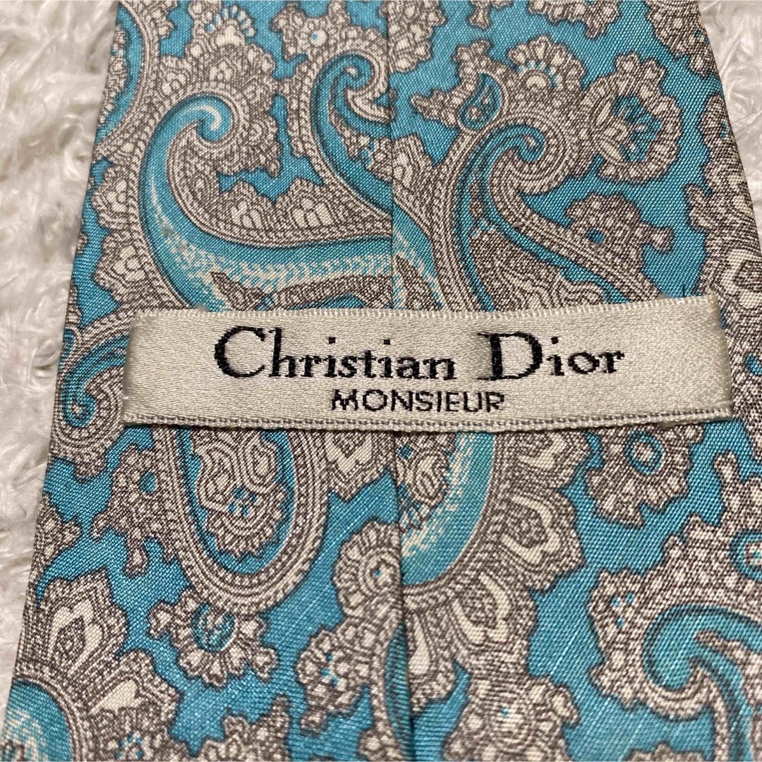 Christian Dior(クリスチャンディオール)のDior ディオール　ペイズリー　ネクタイ　総柄　お洒落　デザイン　一点物 メンズのファッション小物(ネクタイ)の商品写真