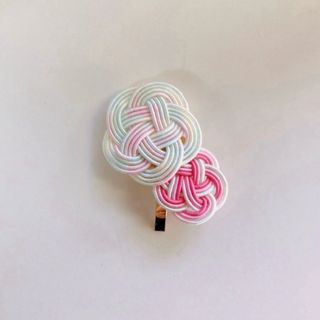 【新品・ハンドメイド】水引ポニーフック(ヘアアクセサリー)