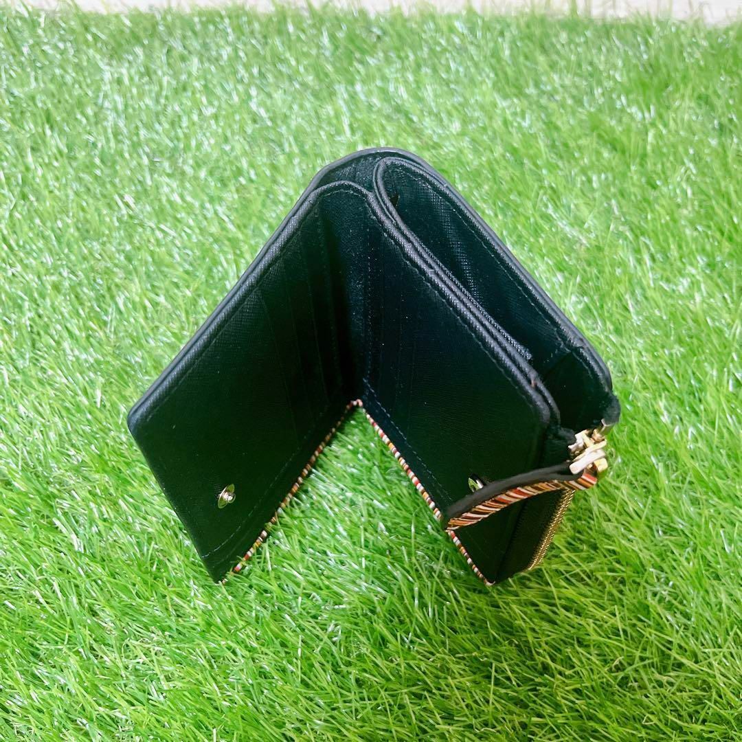 【極美品】Paul Smith ポールスミス　財布　二つ折り財布　ブラック メンズのファッション小物(折り財布)の商品写真