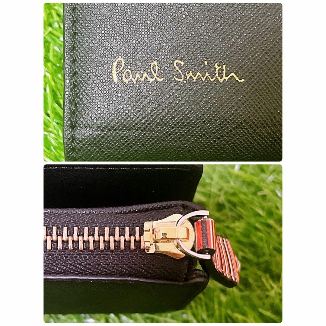 【極美品】Paul Smith ポールスミス　財布　二つ折り財布　ブラック メンズのファッション小物(折り財布)の商品写真