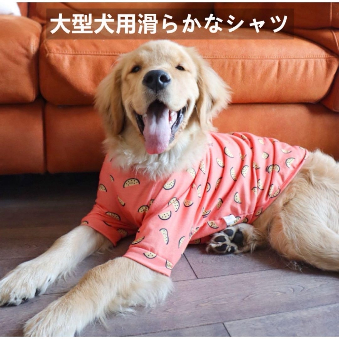 【ペット用】大型犬用  犬服 気持ち良い滑らかな フルーツ柄 シャツ 5XL その他のペット用品(犬)の商品写真