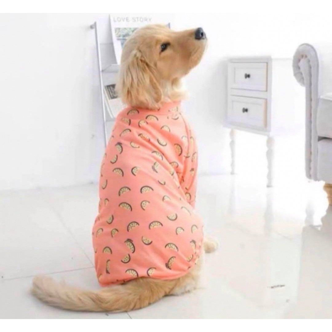 【ペット用】大型犬用  犬服 気持ち良い滑らかな フルーツ柄 シャツ 5XL その他のペット用品(犬)の商品写真