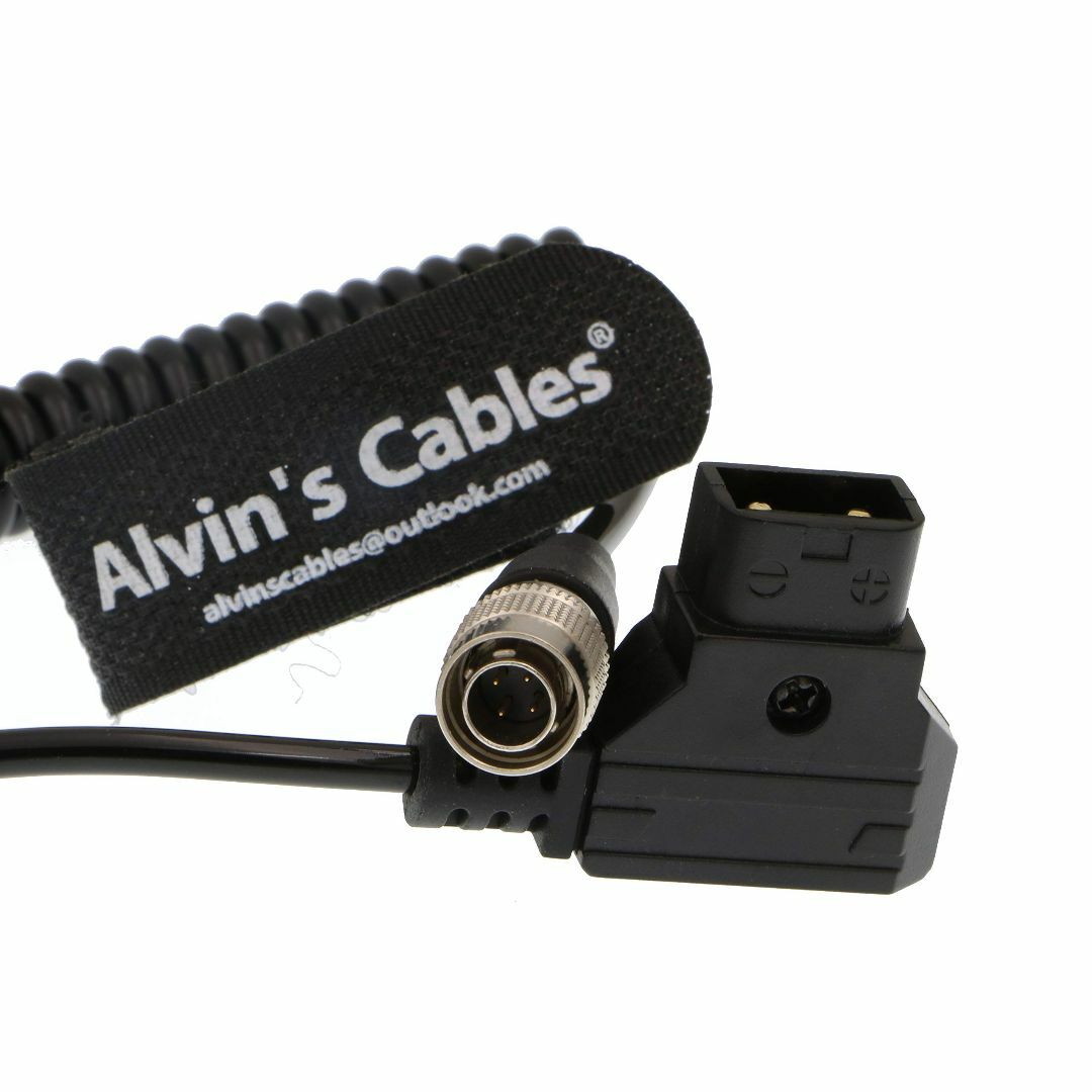 【サイズ:Straight4pin_色:コイル状ケーブル。】Alvin's Ca スマホ/家電/カメラのPC/タブレット(PC周辺機器)の商品写真