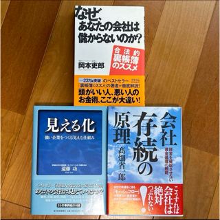 会社存続の原理、なぜらあなたの会社は儲からないのか？、見える化(ビジネス/経済)