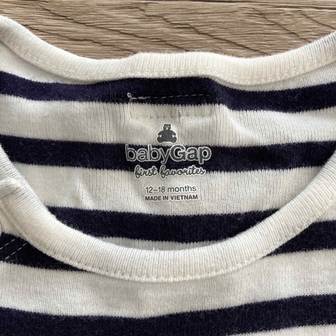 babyGAP(ベビーギャップ)の【used】baby Gap♡ベビーギャップ 長袖 ロンパース 80㎝ キッズ/ベビー/マタニティのベビー服(~85cm)(ロンパース)の商品写真