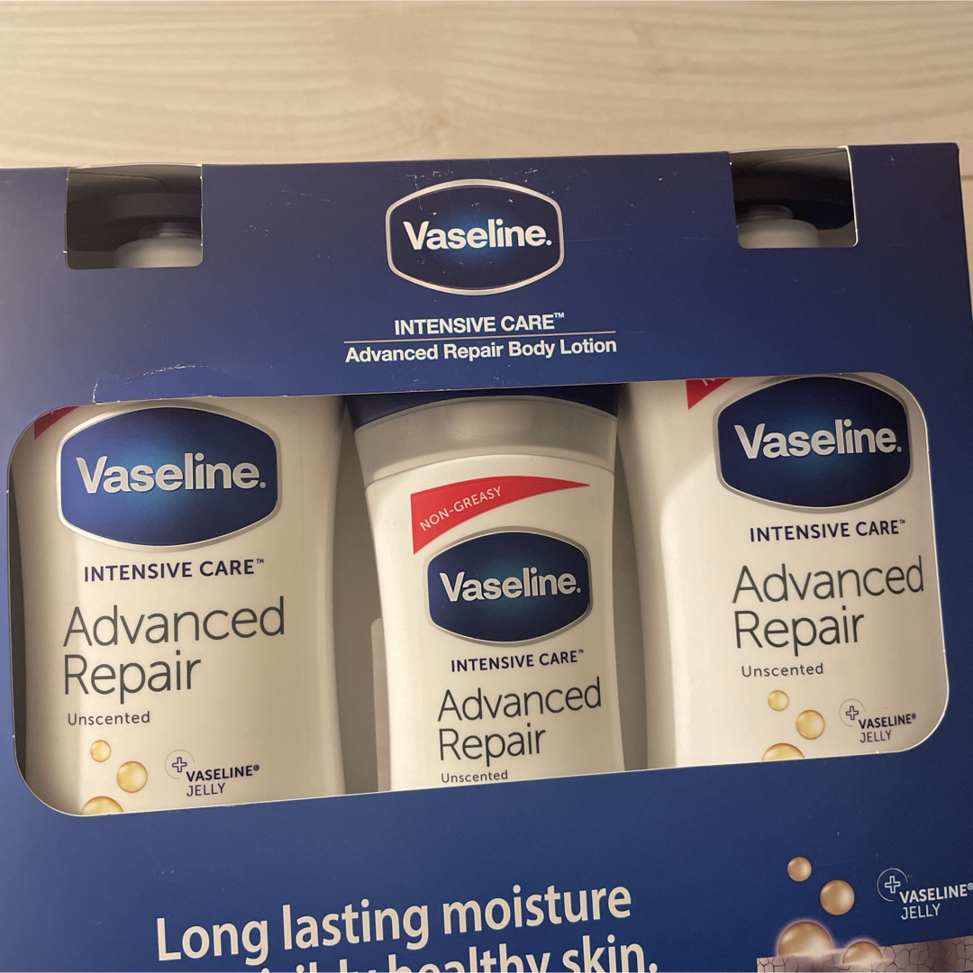 Vaseline(ヴァセリン)のコストコ　アドバンスドリペア　600ml  2本 295ml   1本 コスメ/美容のボディケア(ボディクリーム)の商品写真