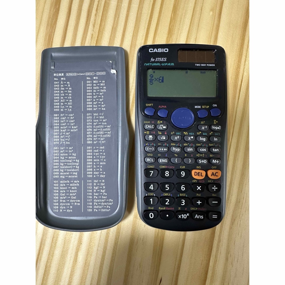 CASIO(カシオ)のCASIO 関数電卓 FX-375ES スマホ/家電/カメラのスマホ/家電/カメラ その他(その他)の商品写真