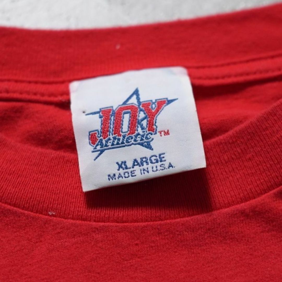 USA製　90s プリントTシャツ　MLB カージナルス　XLサイズ　レッド メンズのトップス(Tシャツ/カットソー(半袖/袖なし))の商品写真